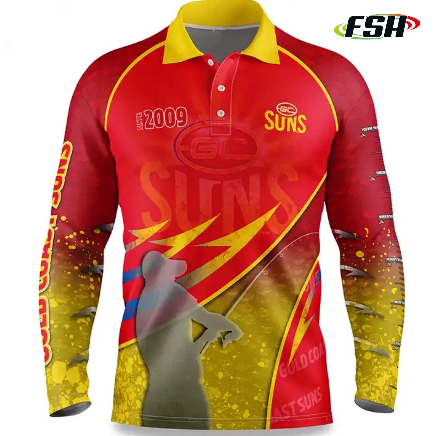 High quality/High cost performance  Hot Sale Fashion UV Protection Sublimation Fishing Polo Shirt