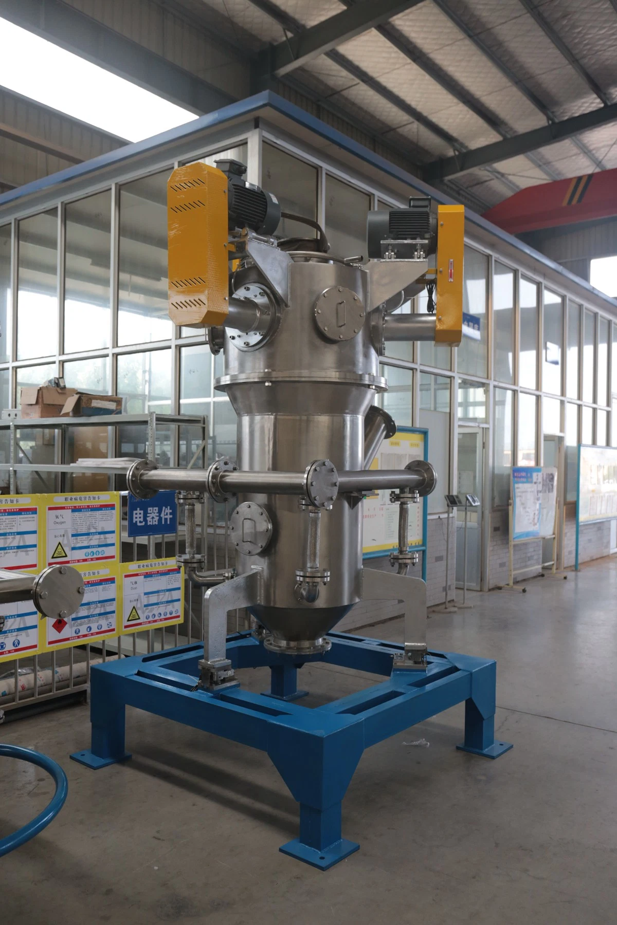 Quartz Ultrafine Mill Powder Dry Pulverizer Fluidized Bed Jet Mill