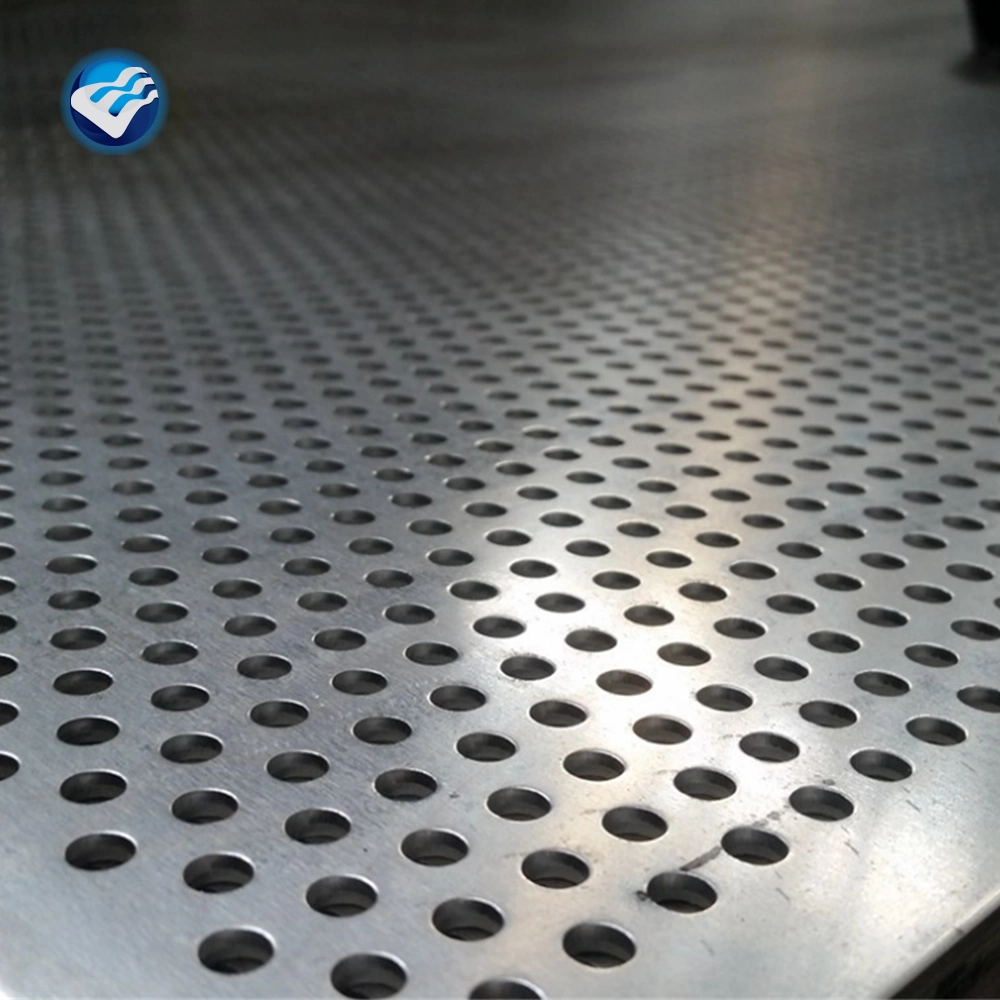 Slotted Hole Shape Laser Cutting Perforated Sheet Metal