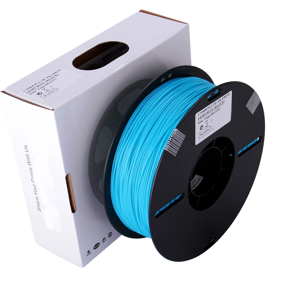 Eco-Friendly Environment Fdm 3D Filament PLA+ 1.75mm of Multi Color and Dimensional Accuracy +-0.05mm for Fdm 3D Printing Machine