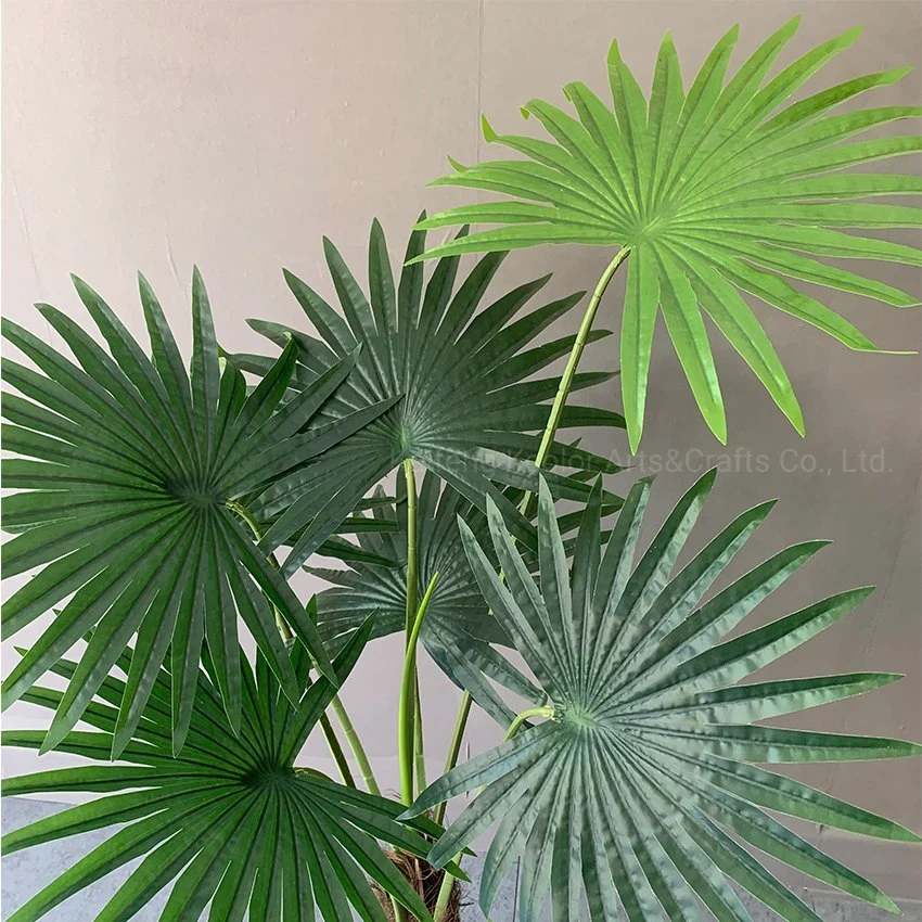 Wholesale/Supplier Plastic Fan Palm Plant Landscape Decorative Artificial Evergreen Tree for Sale