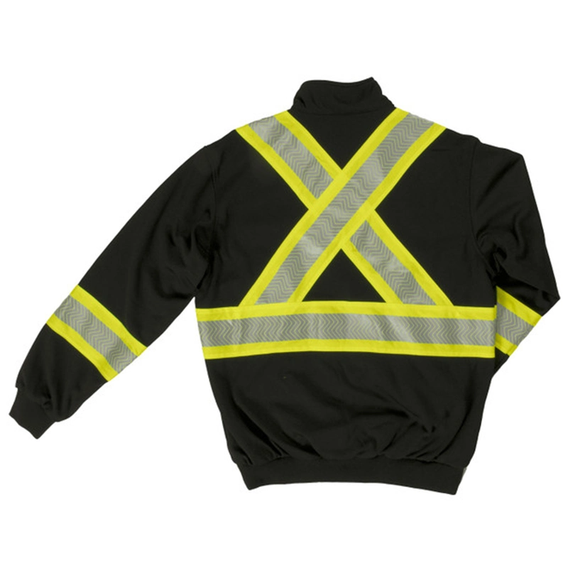 Tough Duck Class 1 X-Back Enhanced Visibility Black Pullover