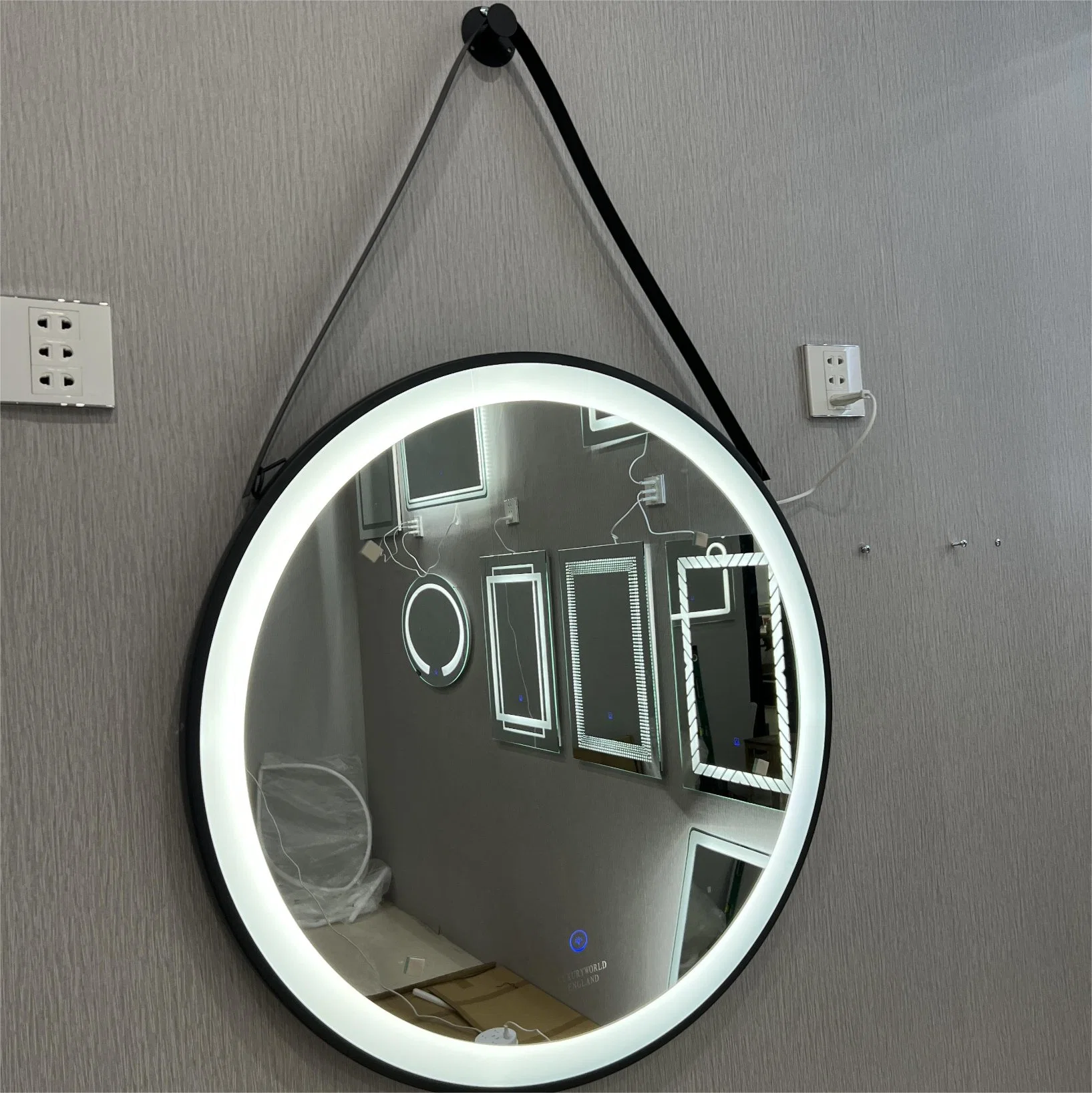 Home Mirror Wholesale Wall Mounted Framed Make-up Cosmetic Bathroom Mirror