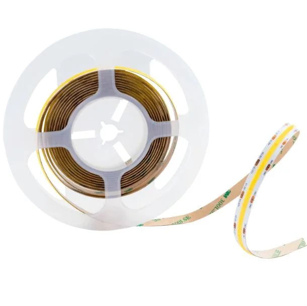 Eclairage linéaire décoratif flexible IP20 IP64 IP65 IP68 Lampe LED 352 LED 512 LED à ruban adhésif pu étanche pour l'extérieur Bande lumineuse COB intérieure