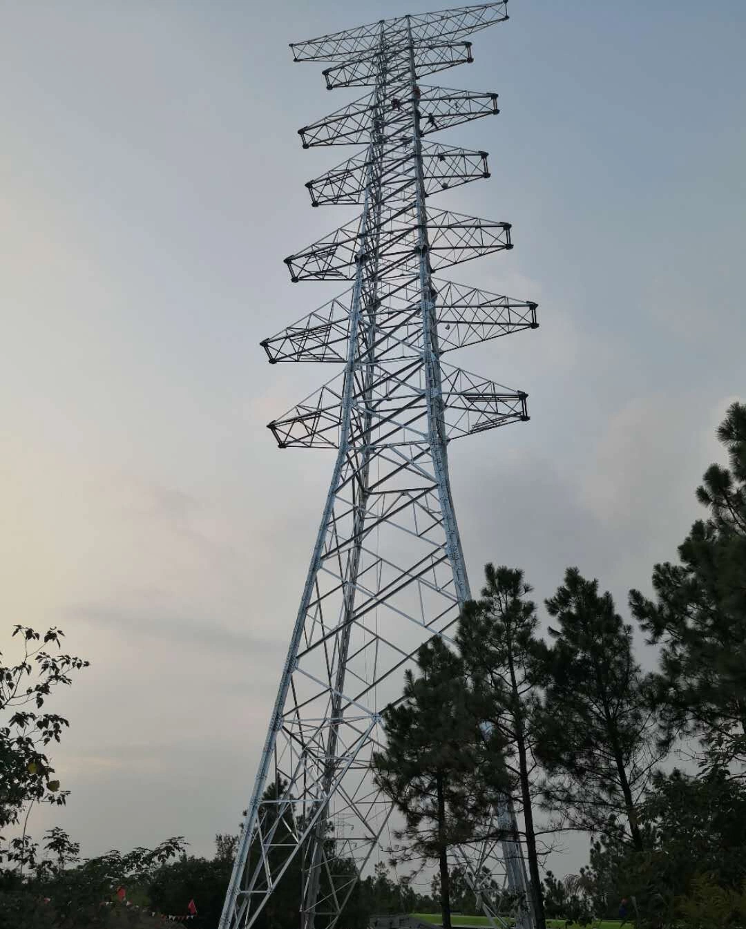 Galvanized Q345&Q235B Electric Steel Power Transmission Tower