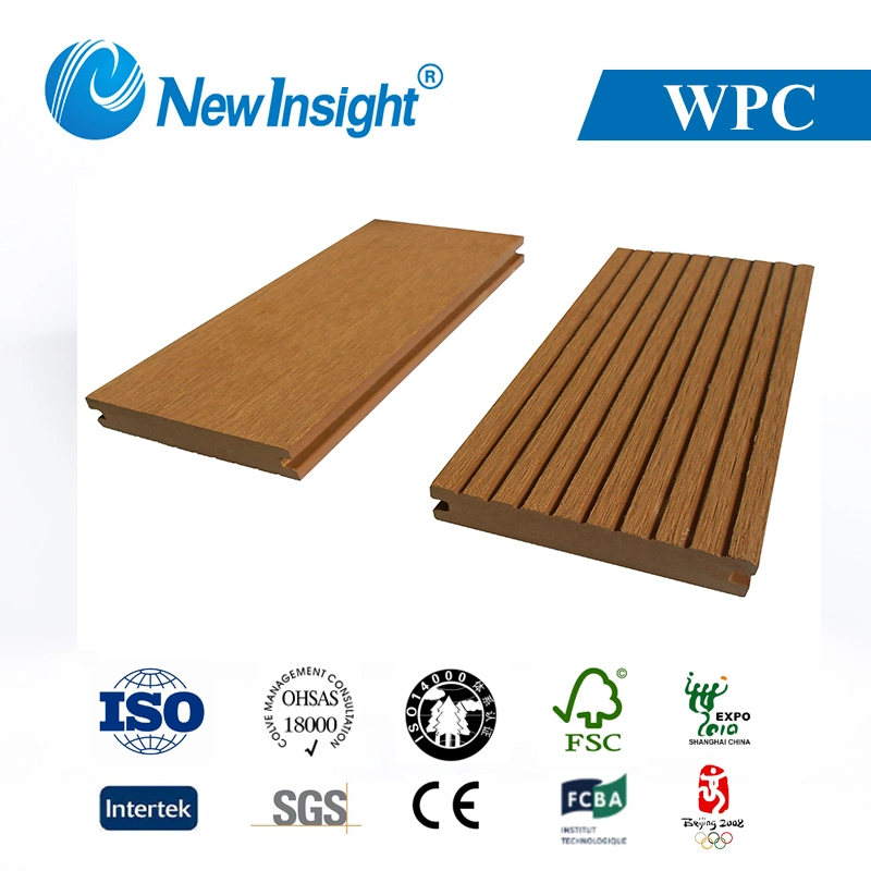 Outdoor Non-Slip Wood-Plastic Composite Hardwood Floor with Fcs