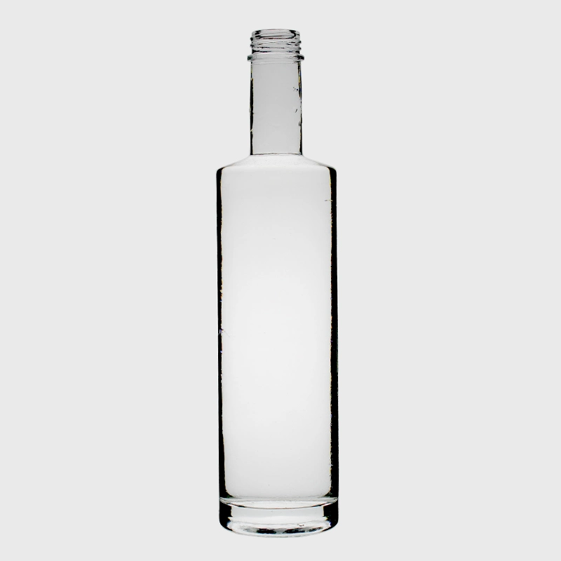 Fazendo planta Wholesale/Supplier Spirits Vodka Whiskey parafuso redondo 700ml Frasco de vidro inviolável para embalagem Liquor