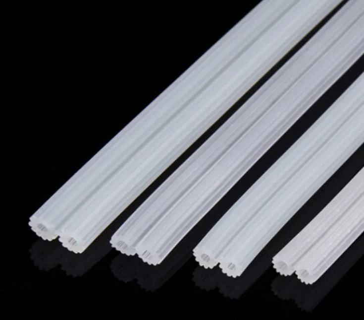 Food Grade Clear PVC Fluid Hose with Brand Printing