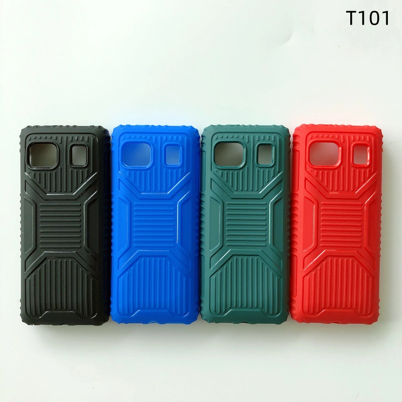 New Design Wholesale/Supplier Small TPU Phone Case Mecha Cover Suitable Tecno T101