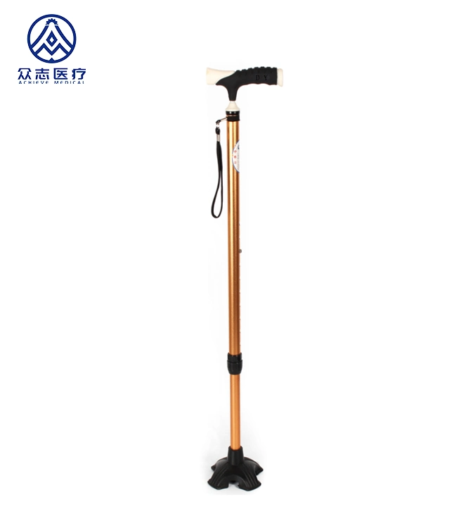 Four Legged Canes Elderly Stick Walking Adjustable Crutches Walking Cane