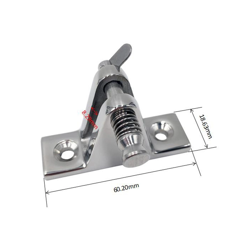 Stainless Steel 316 Marine Hardware Boat Kayak Canopy Accessories Bimini Top Deck Hinge Fitting with Pin