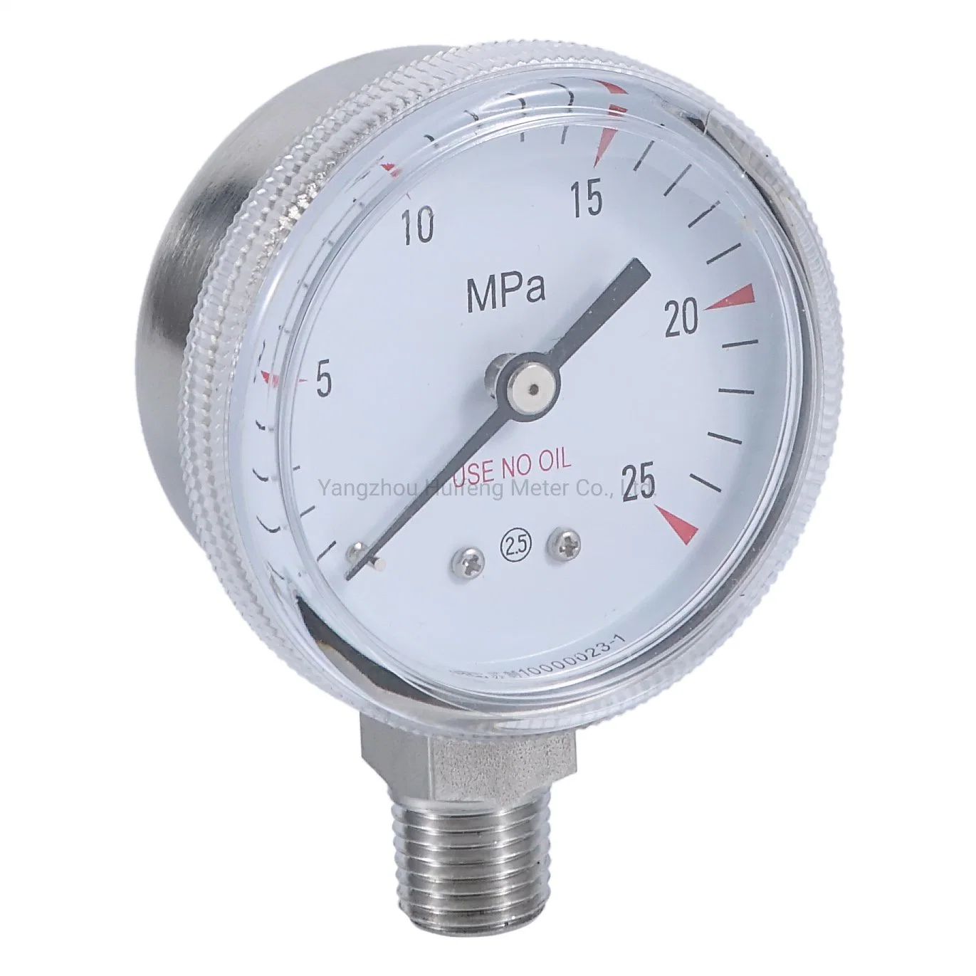 Y50 All Stainless Steel Pressure Gauge, UHP Oxygen Regulator Gauge