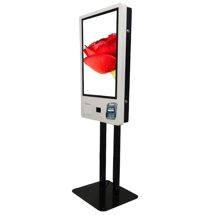 Netoptouch Free Standing 32 Inch Self Service Food Order Payment Kiosk