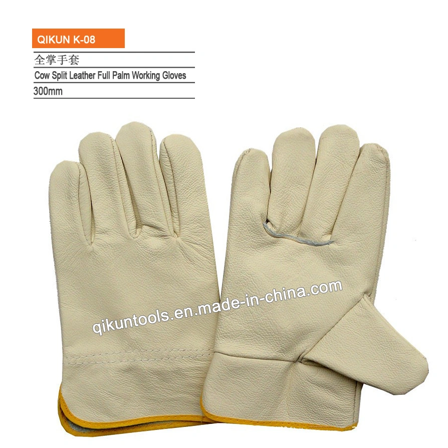 K-05 Full Cow Leather Working Industrial Safety Welding Gloves