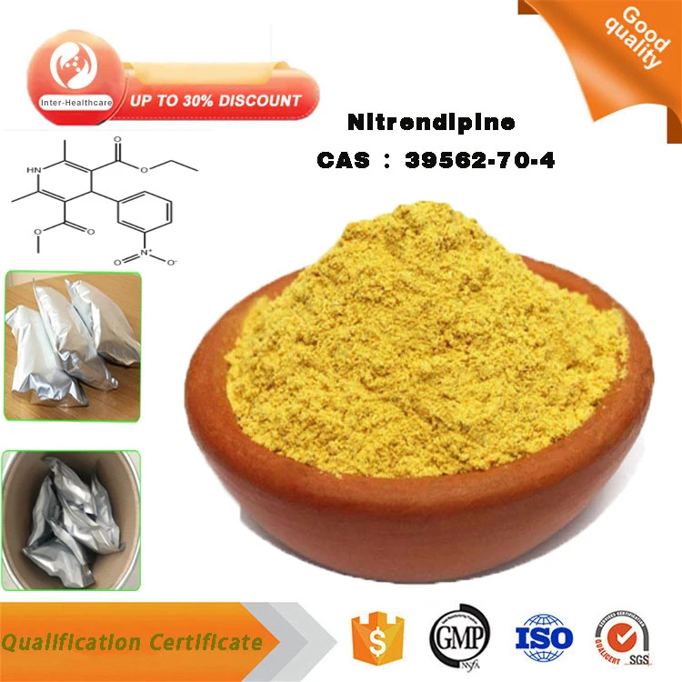 Top Quality 99% Pure Nitrendipine Powder CAS 39562-70-4 Nitrendipine