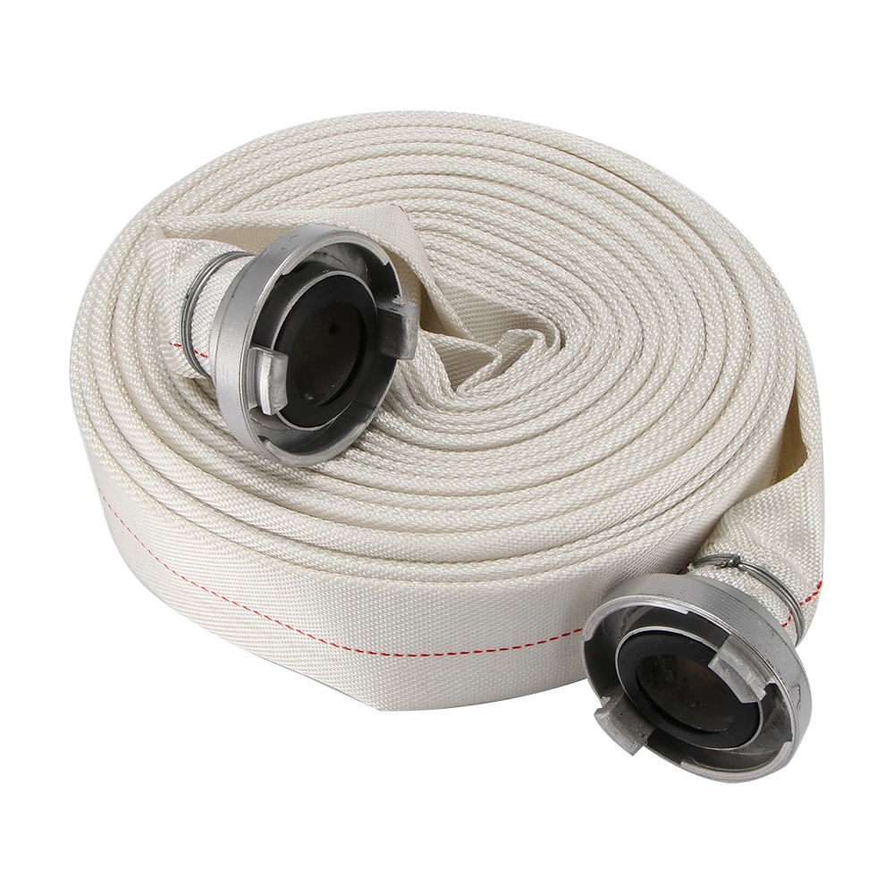 1.5-3inch 100% Virgin Polyester Double Jacket Municipal PVC/TPU/Rubber Resistant Flexible Water Layflat Canvas Lining Fire Hydrant Cabinet Fighting Hose