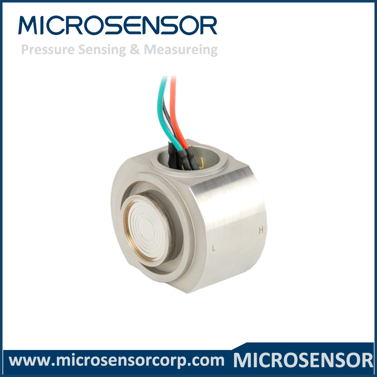 Welded SS316L Piezoresistive Water Tank Custom Design OEM Differential Pressure Sensor MDM291