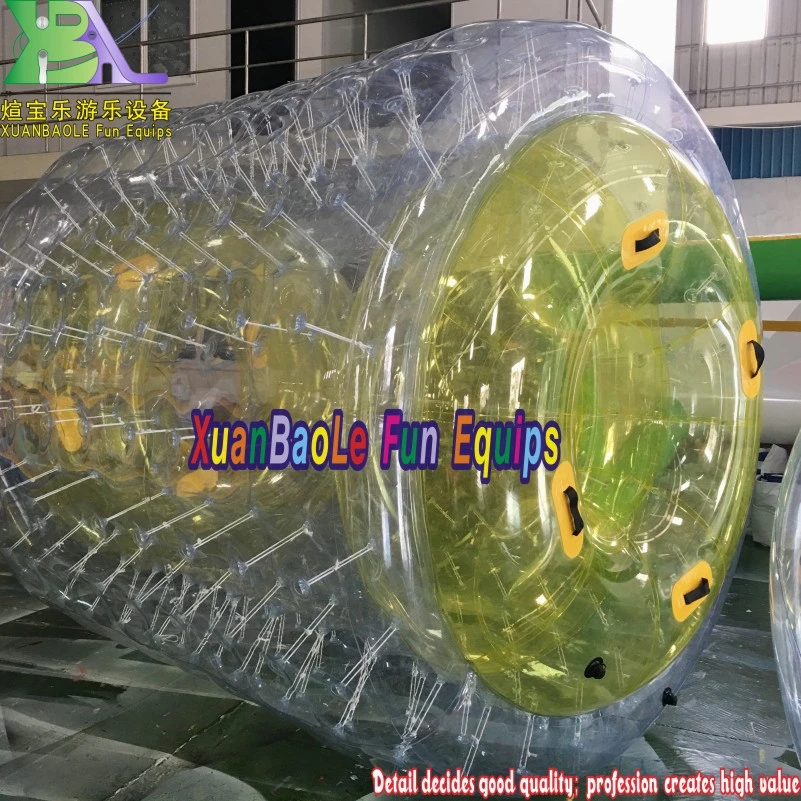 Human Size Inflatable Rolling Cyline Tube Zorb Roller Ball Inflatable Water Walking Roller Ball for Sale