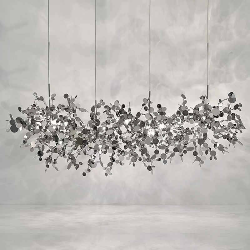 Nordic Postmodern Luxury Ball Sequin LED Chandelier Ceiling Lights Minimalist Chandelier.