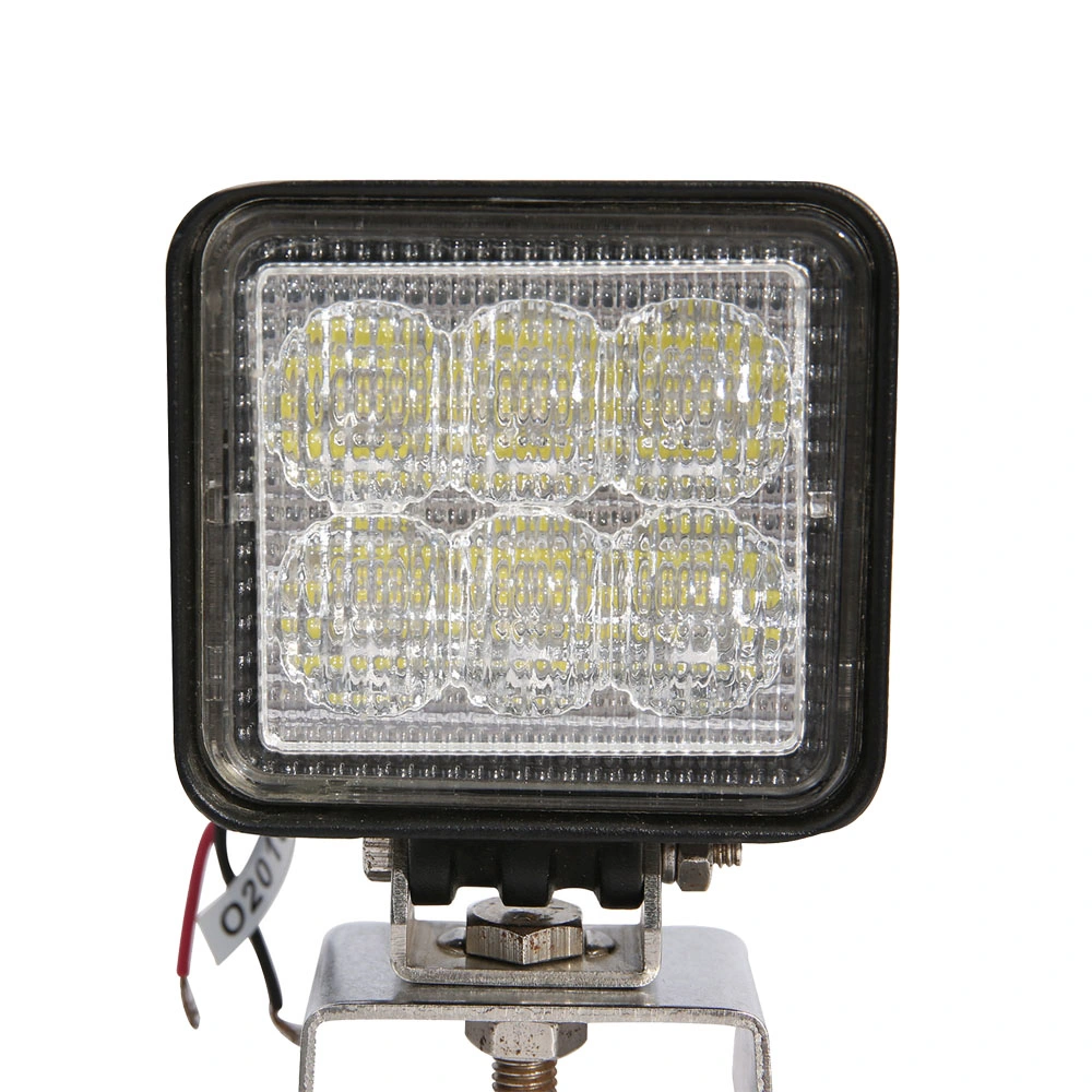 EMC Approved 3" 18W Square Auto Tractor LED Working Lamp for Agriculture Machinery