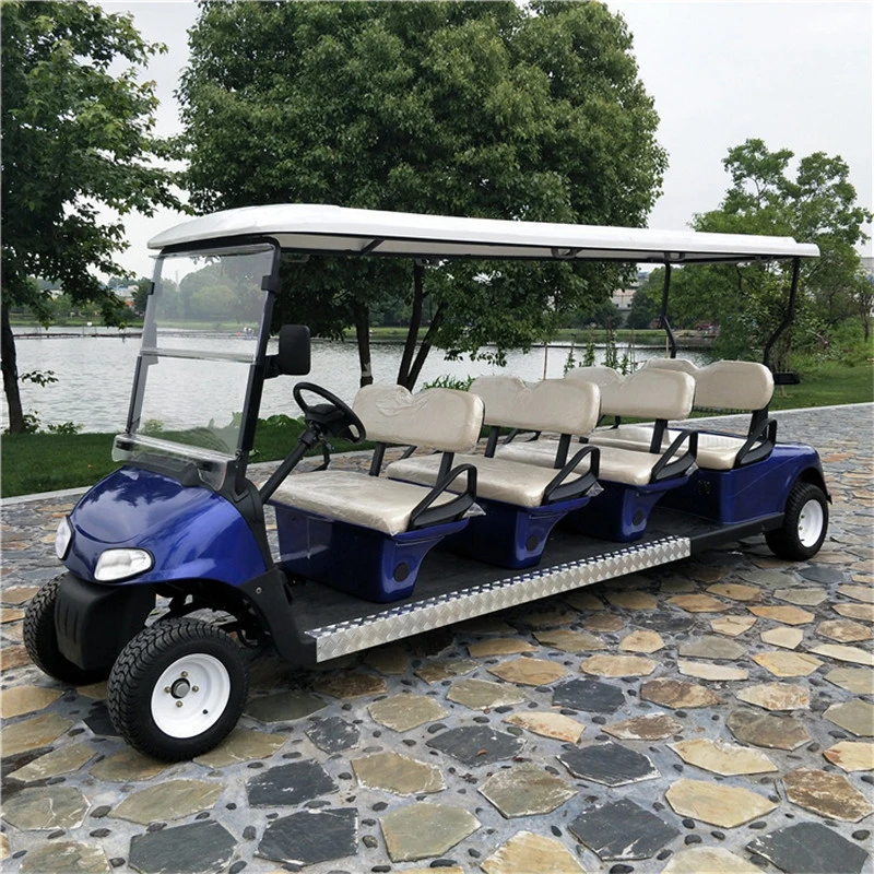 Motor Tricycle Golf Carts Trolley Electric Scenic Sightseeing Bus Touring Car with 8 Passenger Vehicles