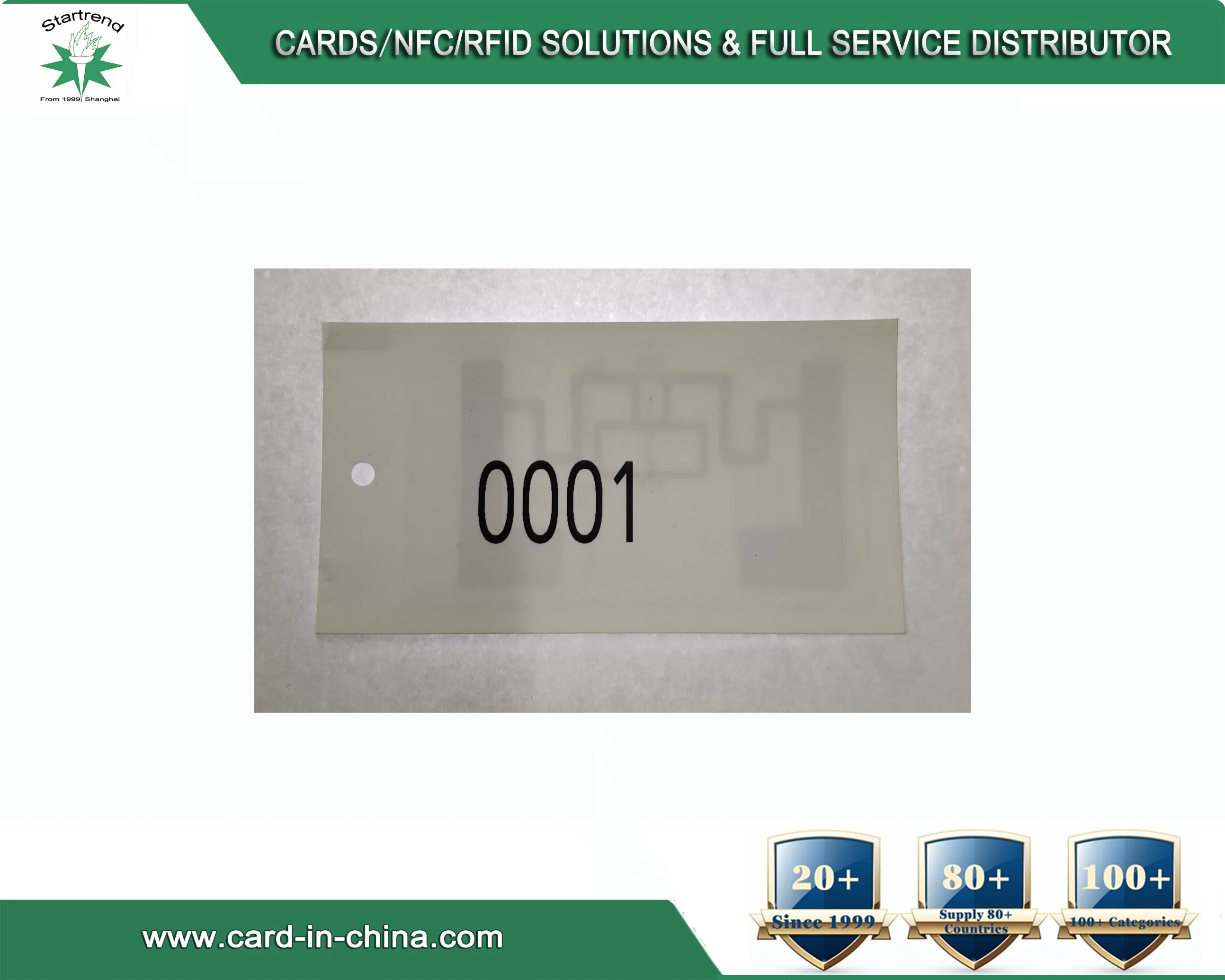 UHF Fabric/Non-Woven Garment Label with RFID Chips for Inventory Control