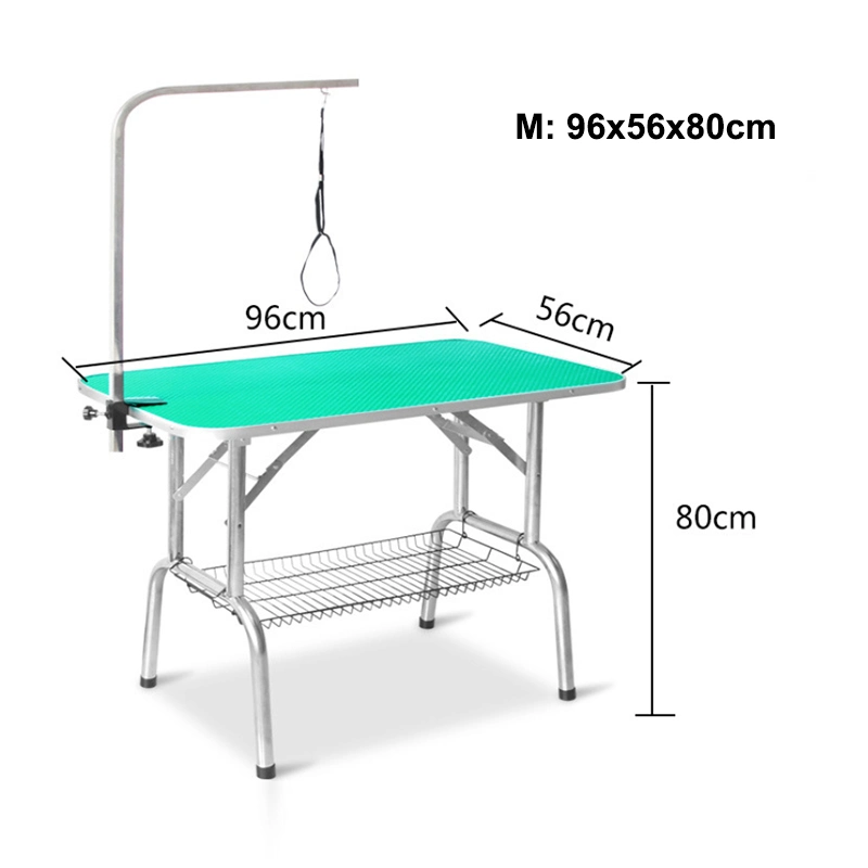 Dog Pet Grooming Table für große Hunde verstellbar Höhe schwer Tragbarer Trimmer-Trockentisch