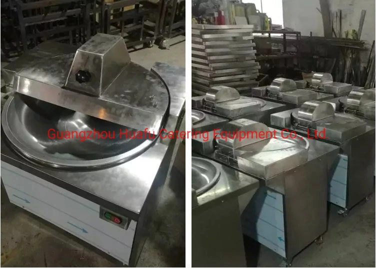 QS650 Big Capacity Food Cut up Machine Food Chopping Machine Meat Bowl Cutter Machine Sausage Ham Meat Bowl Cutter Machine