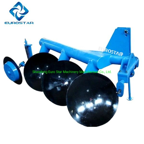 1lyx-230 Hanging Disc Plough for 40-50HP Tractor Working Width 600mm Heavy Duty Plow Drive One Way Round Tube Agricultural Machinery Paddy Filed Farm