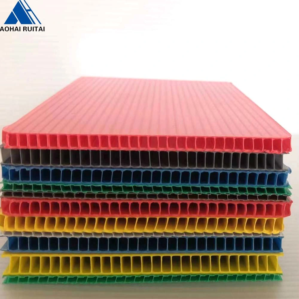 Cardboard Replacement PP Coroplast Plastic Corrugated Hollow Sheet