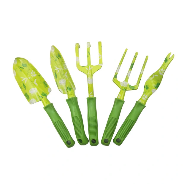 Professional Fork Trowel Kit Color Printing Design Aluminum Kids Garden Hand Tools Set