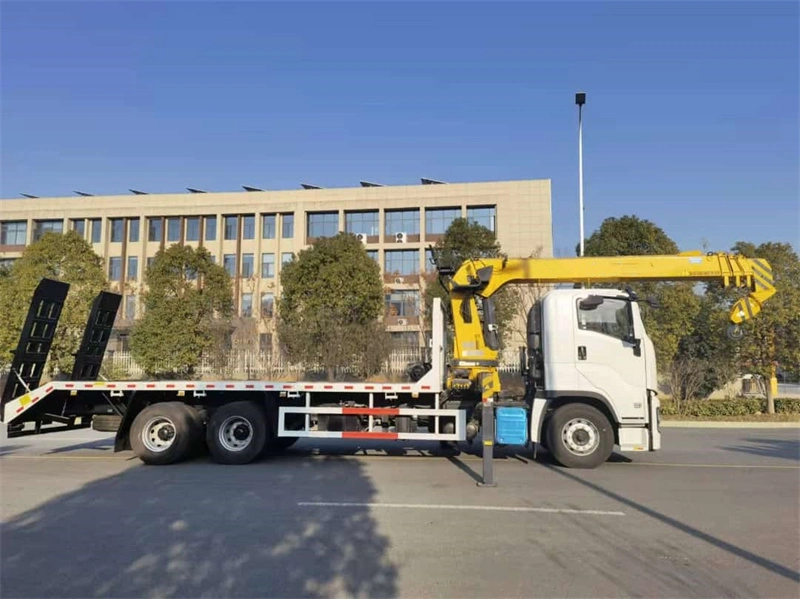 Isuz Giga 10t 10ton Truck-Mounted Telescopic Boom Crane