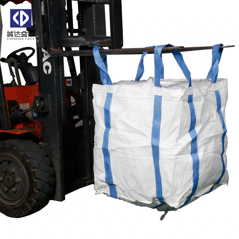 Solde 1 tonne 1 000 kg de pierre minérale FIBC pour utilisation intensive Sel sucre sable matériau de construction en vrac Big Bag