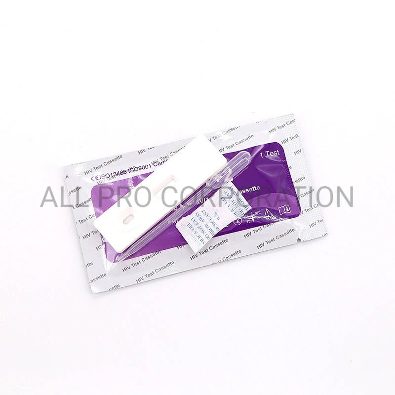 Medical Diagnostic Blood HIV Rapid Self Test Cassette or Strip Kit for Home Use