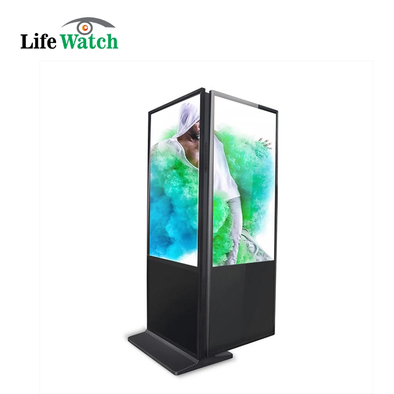 Best Selling 49-Inch Double-Sided Interactive Touch LCD Kiosk Totem for Toursit Center Hotel Lobby