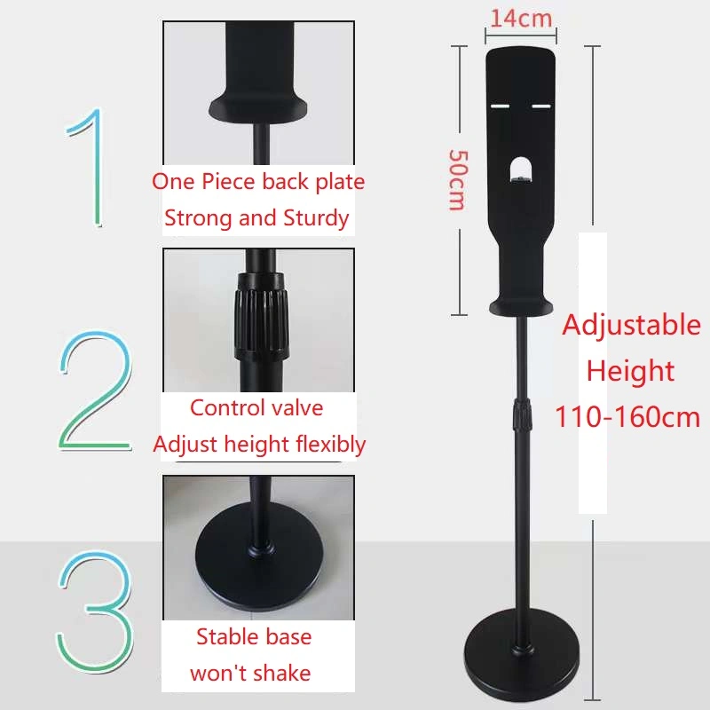 Dispenser Panel Water Tray Public Floor Stand Dispenser Holder