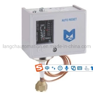 Controlador de presión del compresor de aire del interruptor de presión doble del diferencial ajustable