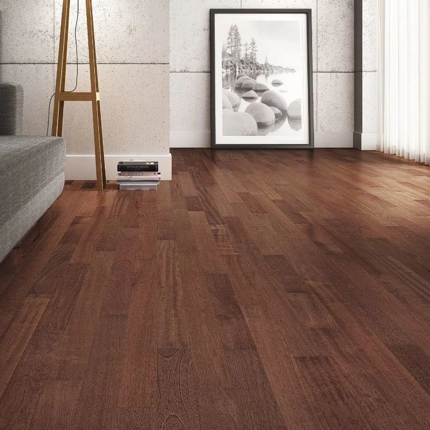 Wax Edge Waterproof Laminate Flooring with 1mm Padding for Office/Hotel