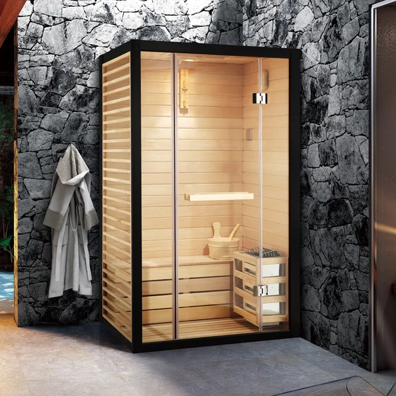 2 Glas Großhandel von traditionellen Indoor Holz Trockendampfsauna Zimmer Herd Sauna