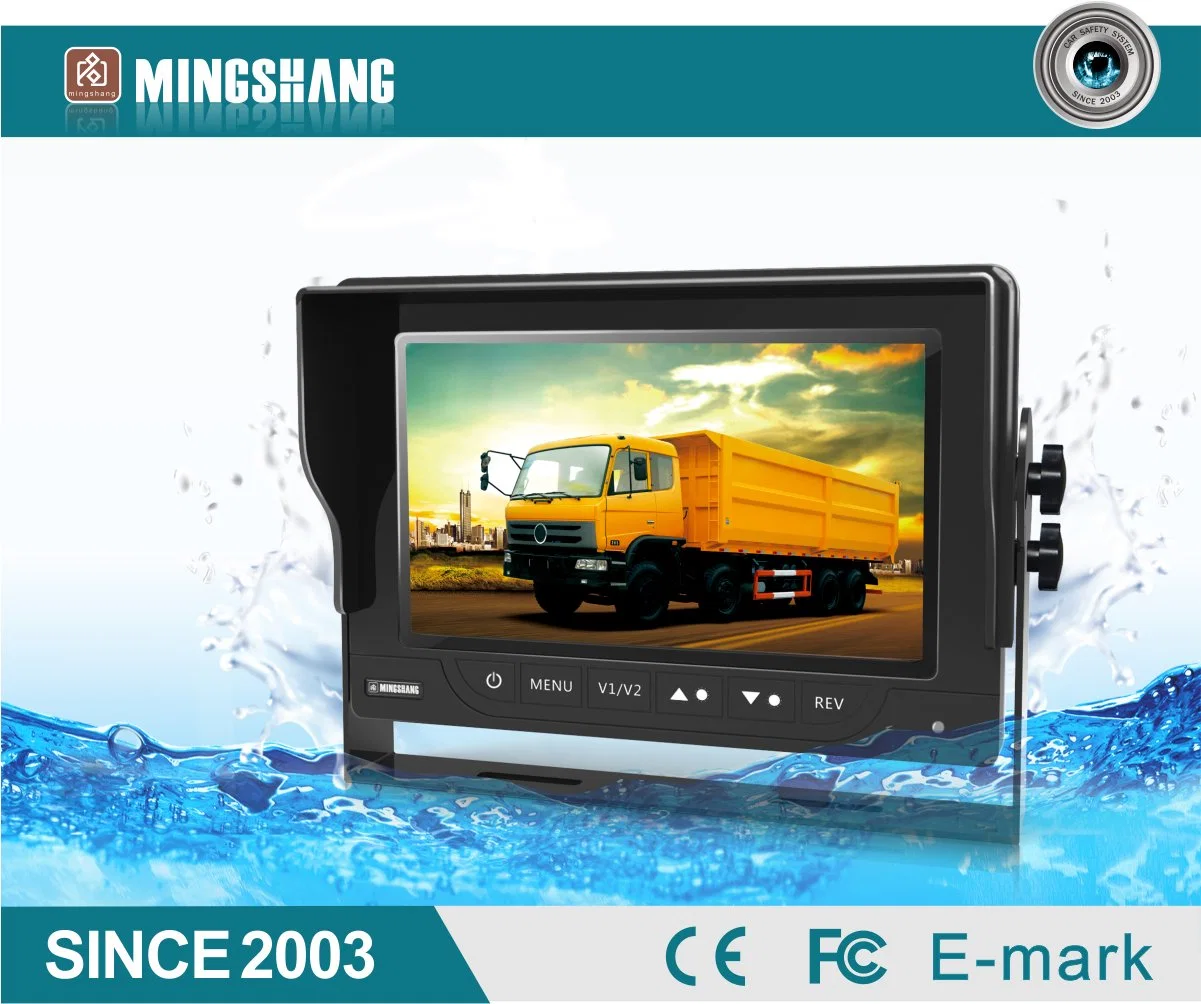 Waterproof Reverse Monitor for Agricultural Machines