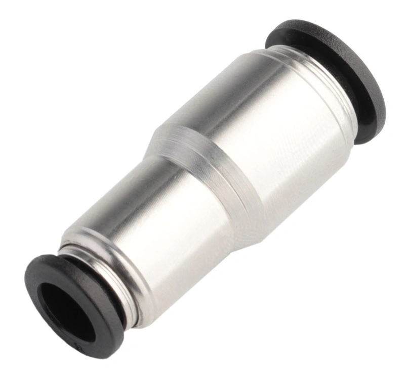 Reducer Straight Stainless Steel SS316L Pneumatic Push to Connect Fittings