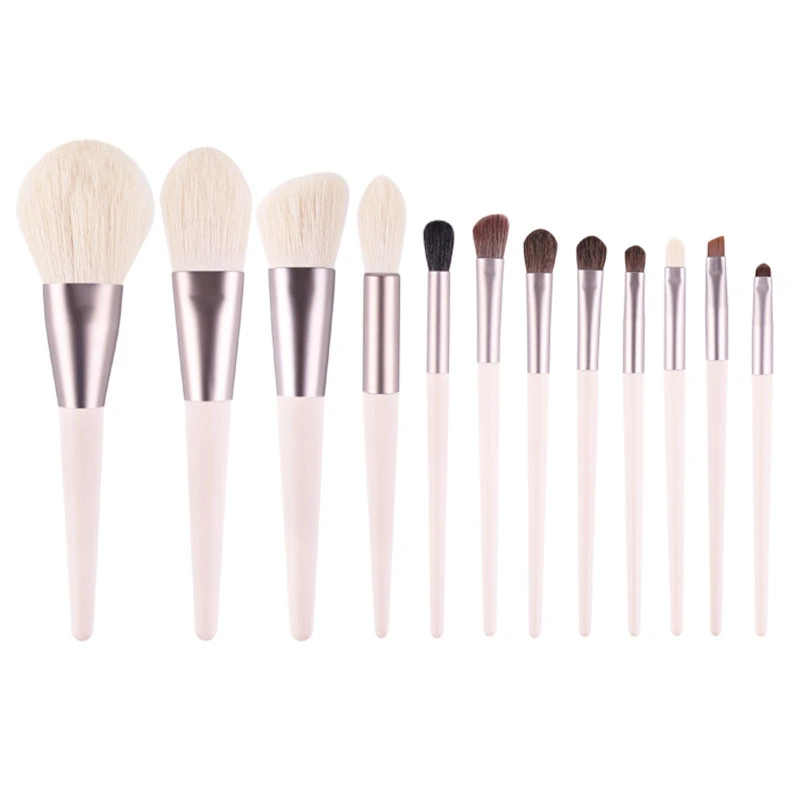12PCS Makeup Brushes High Quality Brushes Makeup Cosmetic Nylon Hair Cosmetic Brushes for Face