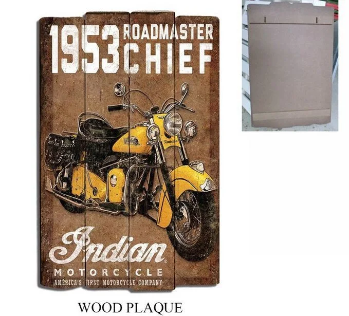 Wooden Decorative Plaque Wall Wood Newest Style Board with&#160; Motorcycle