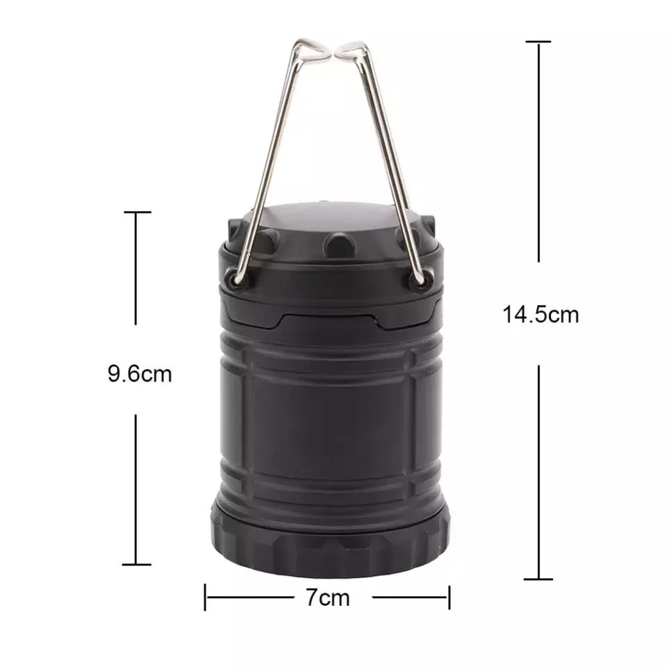 Handle Portable LED Camping Light with Hook COB Outdoor Mini LED Camping Lantern