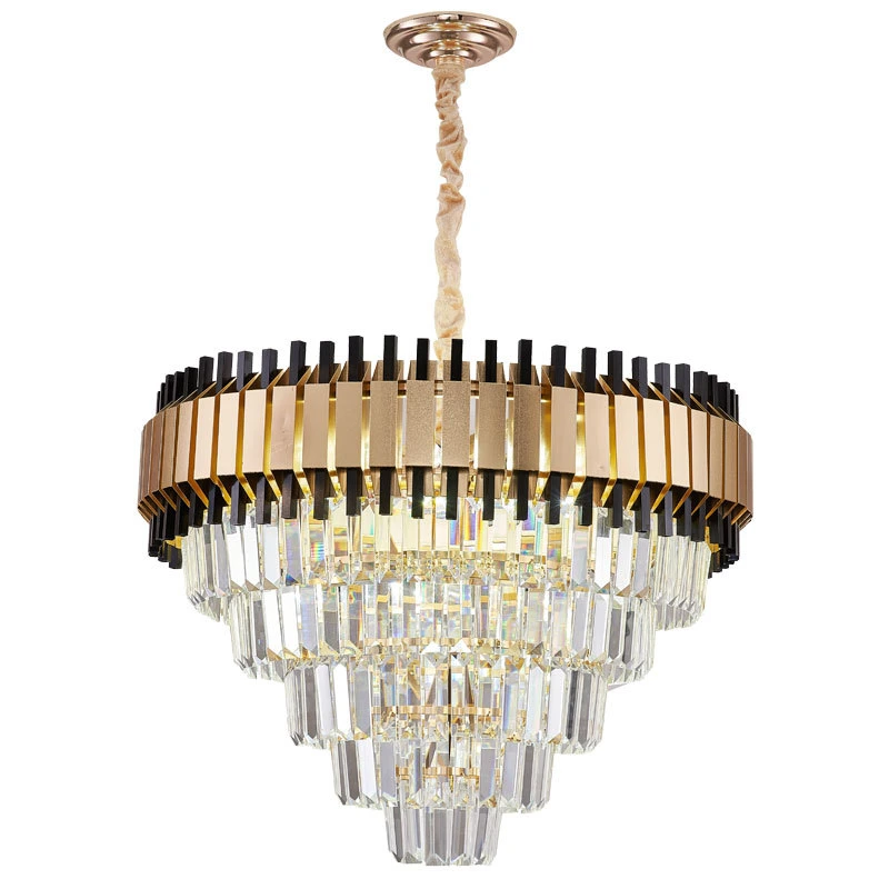 Moderna de lujo K9 cristal Chandelier luz colgante de cocina para Comedor