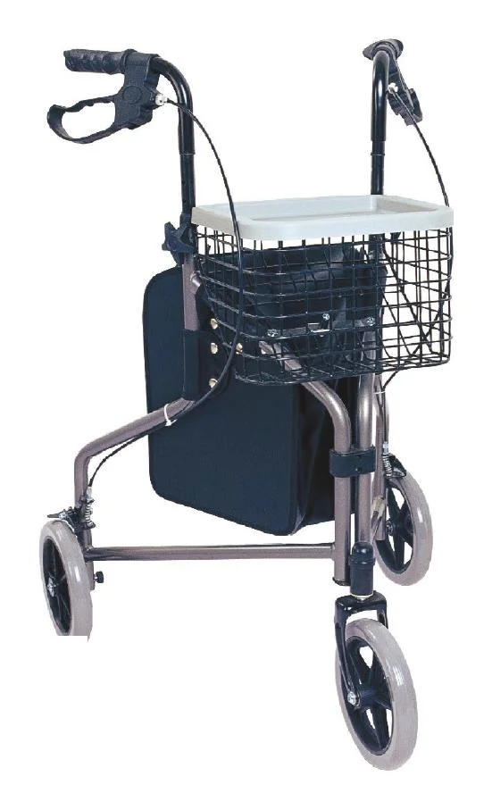 Health Care Physiotherapy Product Medical Three Wheels Walking Aids for Disabled Mobility