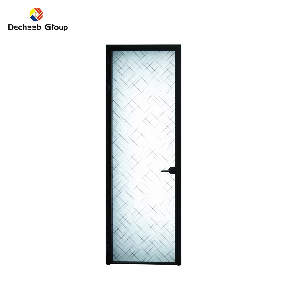 Economic French Style Aluminum Bathroom Glass Door