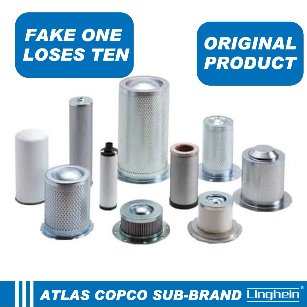 Air Oil Filter Air Compressor Spare Parts China Hot Selling for Atlas Copco