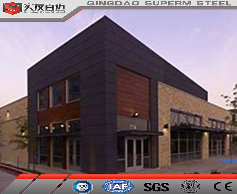 Prefabricated Steel Rretail Building Steel Structure Retail Store with Low Price