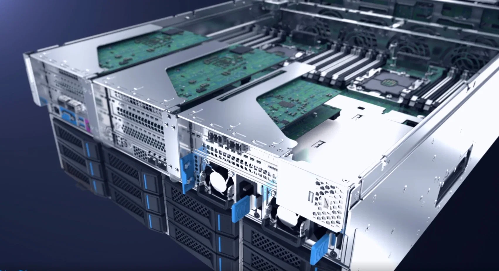 خادم تخزين wholesur NF5466m6 rackmount